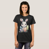 Cute Easter Bunny Pun Easter Eggs T-Shirt (Vorne ganz)