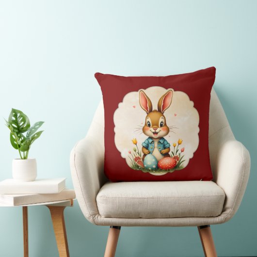Cute Easter Bunny – Soft Frame - almofada Kissen (Stuhl )