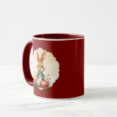 Cute Easter Bunny – Soft Frame - caneca Tasse (Vorderseite Links)