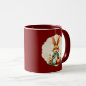 Cute Easter Bunny – Soft Frame - caneca Tasse (VorderseiteRechts)