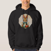 Cute Easter Bunny – Soft Frame - moletom Hoodie (Vorderseite)