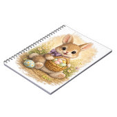 Cute Easter Bunny Spiral Notebook Kawaii Notizblock (Linke Seite)