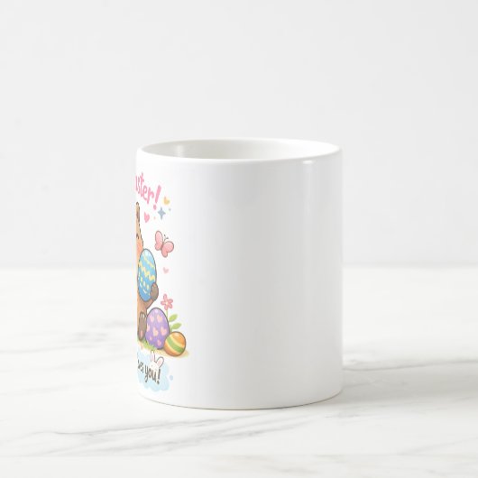 Cute Easter Capybara Eggs Kaffeetasse (Mittel)