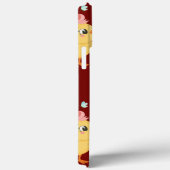 Cute Easter Chick with Pink Bow Seamless Pattern  Case-Mate iPhone Hülle (Rückseite / Rechts)