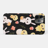 Cute Easter Chicks & Bunnies Seamless Pattern  Case-Mate iPhone Hülle (Rückseite (Horizontal))
