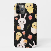 Cute Easter Chicks & Bunnies Seamless Pattern  Case-Mate iPhone Hülle (Rückseite)