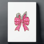 Cute Easter Day Coquette Bow Bunny Rabbit Womens G Fotoplatte<br><div class="desc">Cute Easter Day Coquette Bow Bunny Rabbit Womens Girls Kids T-Shirt</div>