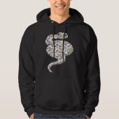 Cute Easter Egg Ball Python Easter Day 2023 Hoodie (Vorderseite)