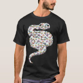 Cute Easter Egg Ball Python  Easter Day 2023 T-Shirt (Vorderseite)