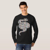 Cute Easter Egg Ball Python  Easter Day 2023 T-Shirt (Vorne ganz)