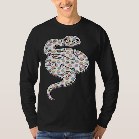 Cute Easter Egg Ball Python  Easter Day 2023 T-Shirt (Vorderseite)