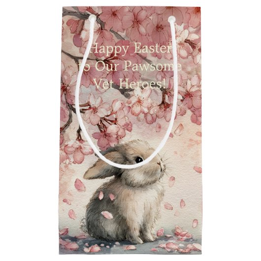 Cute Easter Gift Bag for Veterinary Personal  Kleine Geschenktüte (Vorderseite)