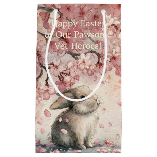 Cute Easter Gift Bag for Veterinary Personal Kleine Geschenktüte (Vorderseite)
