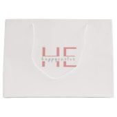 Cute Easter Gift Bag Große Geschenktüte (Vorderseite)