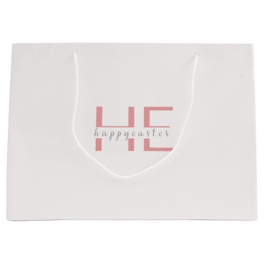 Cute Easter Gift Bag Große Geschenktüte (Vorderseite)