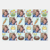 Cute Easter Pictures and Square Photos Set of 3 Geschenkpapier Set (Vorderseite 2)