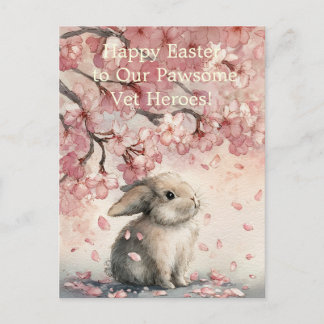 Cute Easter Postcard for Veterinary Personal Feiertagspostkarte