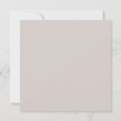 Cute Easter Rabbit in Minimalistic Style Flat Card (Rückseite)