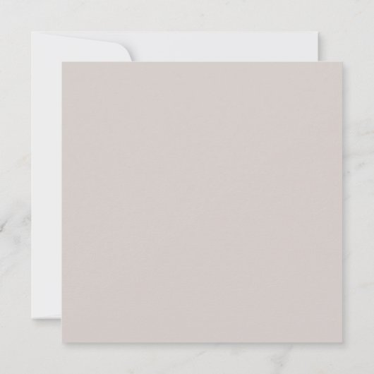 Cute Easter Rabbit in Minimalistic Style Flat Card (Rückseite)