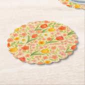 Cute Easter/spring patterned flowers Untersetzer (angewinkelt)