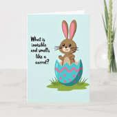 Cute Egg Creature Riddle Card Karte (Vorderseite)