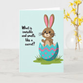 Cute Egg Creature Riddle Card Karte (Gelbe Blume)