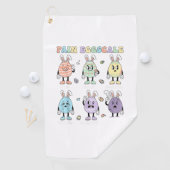 Cute Eggs Schmerzskala Krankenpfleger Triage ICU B Golfhandtuch (Insitu)