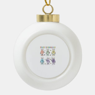 Cute Eggs Schmerzskala Krankenpfleger Triage ICU B Keramik Kugel-Ornament