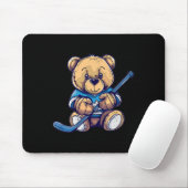 Cute Eishockey Mousepad (Mit Mouse)