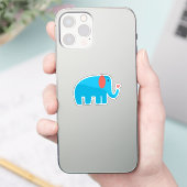 Cute Elephant Aufkleber (Telefon)