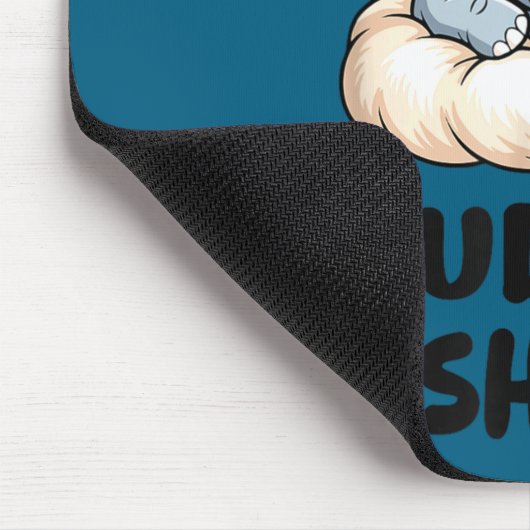 Cute Elephant Couple This Is Our Cuddle  Mousepad (Ecke)