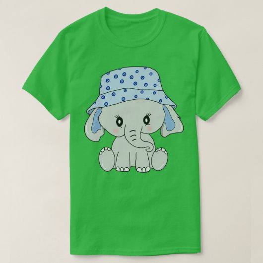 Cute elephant evil Eye Sticker 1 T-Shirt (Design vorne)