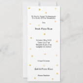 Cute Elephant in Magical Night With Moon And Stars (Rückseite)