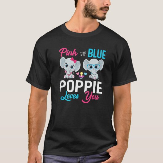 Cute Elephant Keeper Of The Gender Poppie Loves Yo T-Shirt (Vorderseite)