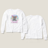 Cute Elephant on Cloud - I'm Ele-Fun-t Pun (Design Vorderseite & Rückseite)