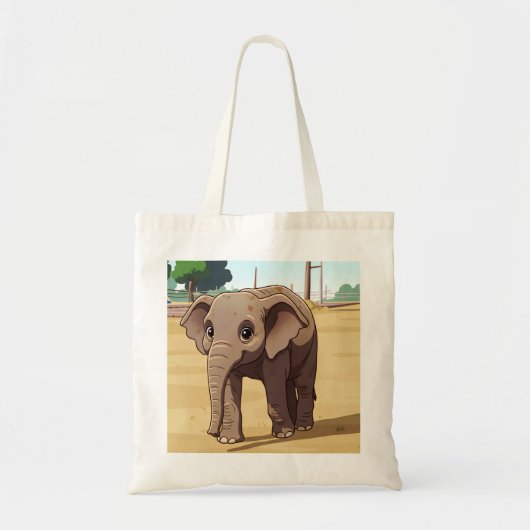 Cute elephant tote bag tragetasche (Vorne)