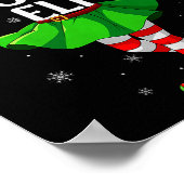 Cute Elf Christmas Girls Women Elf Squad Xmas Fami Poster (Ecke)