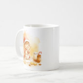 Cute Elf Christmas Mug Wrap Kaffeetasse (Vorderseite Links)