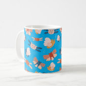 Cute-Engelchen-Muster Kaffeetasse (Vorderseite Links)