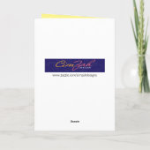 Cute English Mastiff Staying Calm Wash Hands Karte (Rückseite)