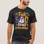 Cute Faboolous Grandma Ghost Bat Funny Halloween C T-Shirt (Vorderseite)
