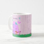 Cute Fairy Door personalisierte Mug Kaffeetasse (Vorderseite Links)