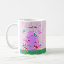 Cute Fairy Door personalisierte Mug Kaffeetasse