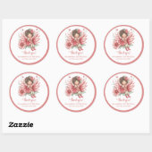 Cute Fairy Magical Floral Girl Birthday Stickers (Blatt)