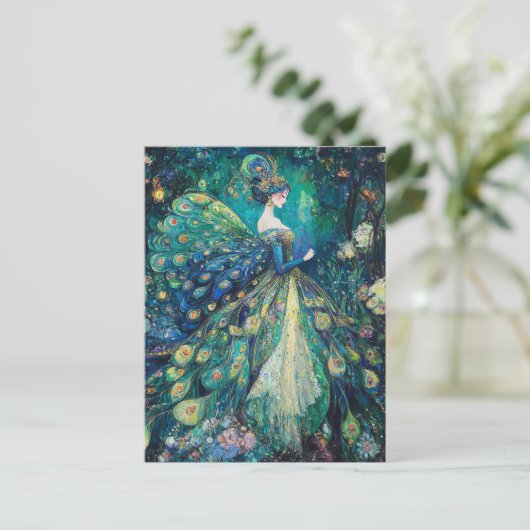 Cute Fairy Postkarte (Stehend Vorderseite)