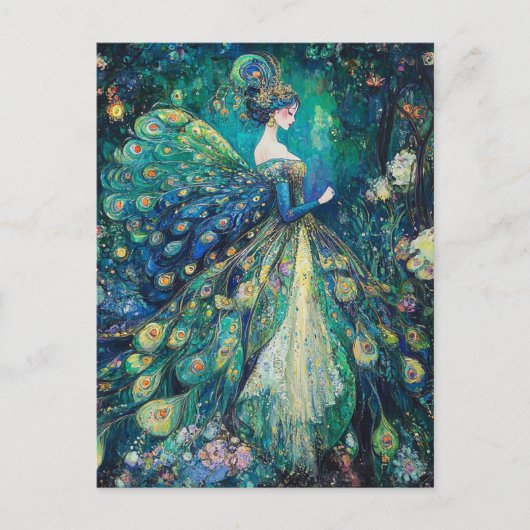 Cute Fairy Postkarte (Vorderseite)