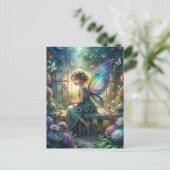 Cute Fairy  Postkarte (Stehend Vorderseite)