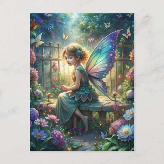 Cute Fairy  Postkarte (Vorderseite)