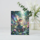 Cute Fairy Postkarte (Stehend Vorderseite)