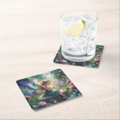 Cute Fairy Square Paper Coaster Rechteckiger Pappuntersetzer (Vor Ort)